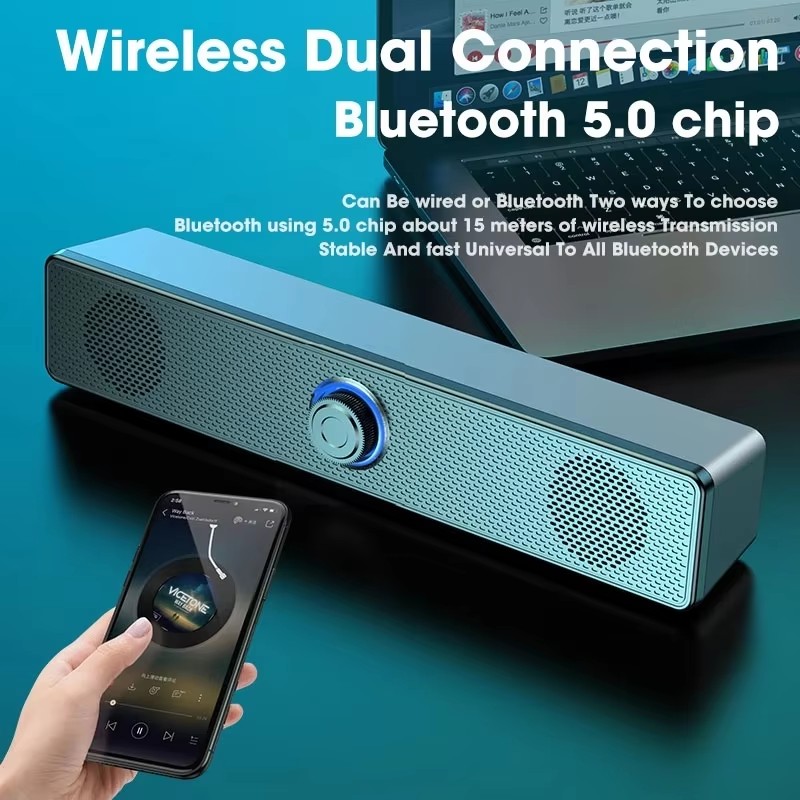 Audio Music Player Pc - Music Soundbar Computer Caixa De Som