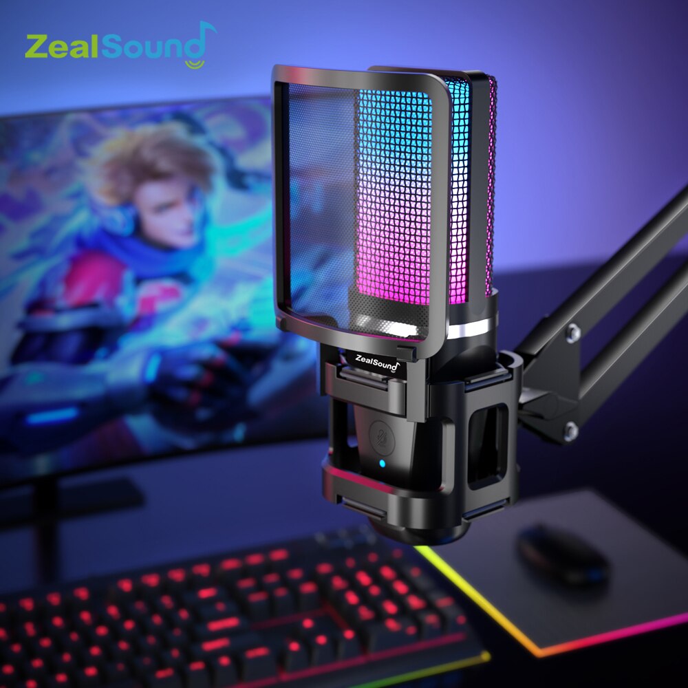 Zealsound RGB ghi âm Microphon - đánh giá và giá Xlr Microphone Condenser