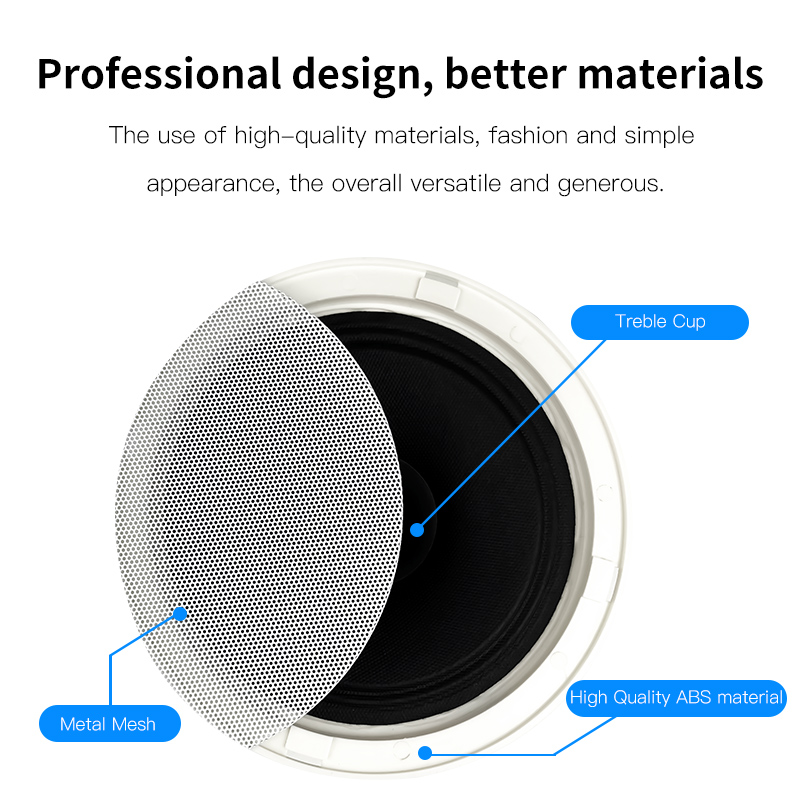 6 Inch 8ohm Ceiling Speaker Fu - đánh giá và giá Audio Music Background Free