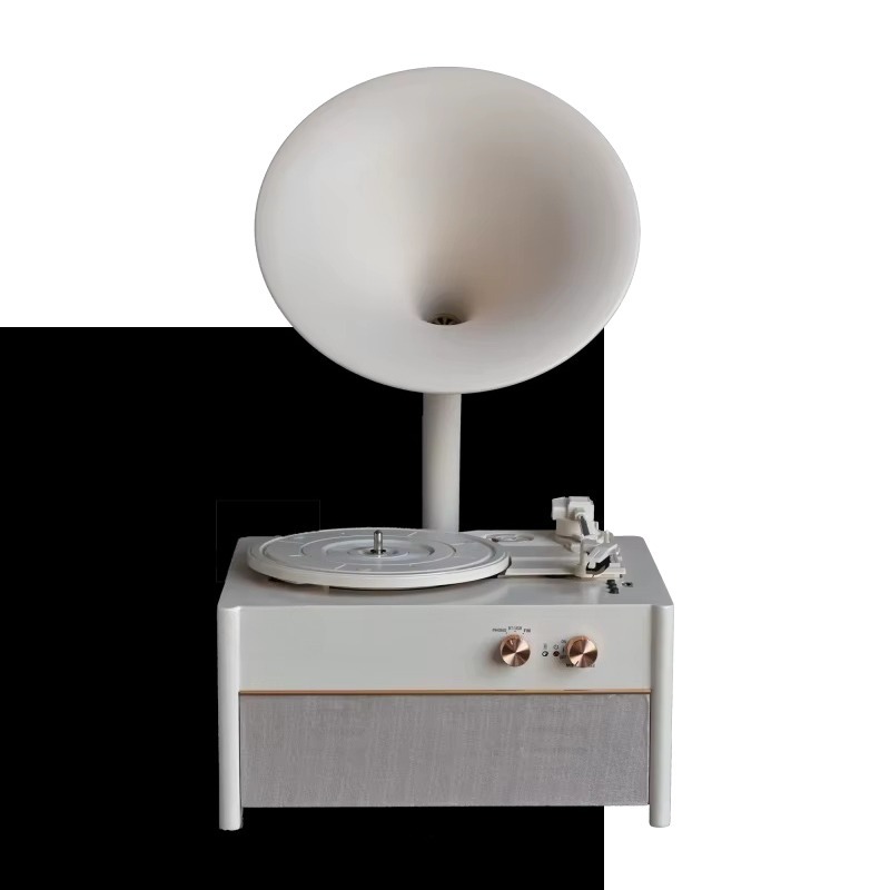 Elegant White Vinyl Record Pla - đánh giá và giá Audio Music Player Pc