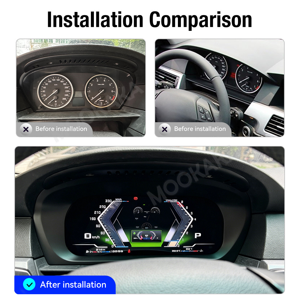 Car Digital Cluster For BMW 5  - đánh giá và giá Metronome Digital