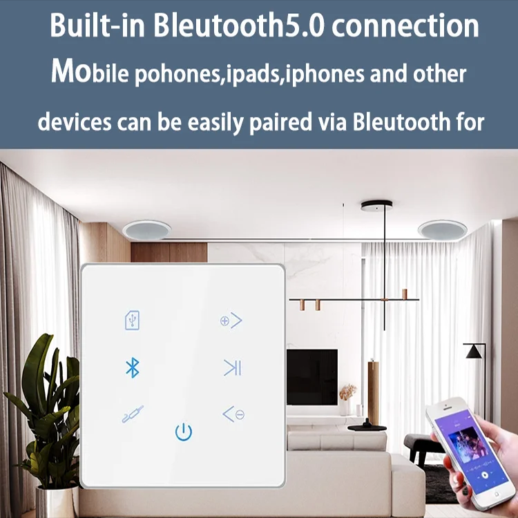 Bluetooth Wall Amplifier Home  - đánh giá và giá Audio Music Background Free