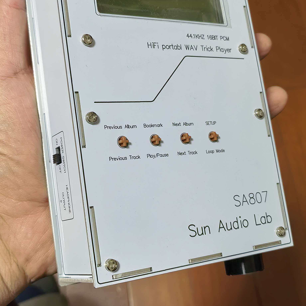 SA807 Audiophile Music Player  - đánh giá và giá Audio Music Lab